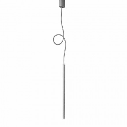 Modern Tubular Suspension Lamp with Flexible Cable - Tubò Aldo Bernardi Viadurini