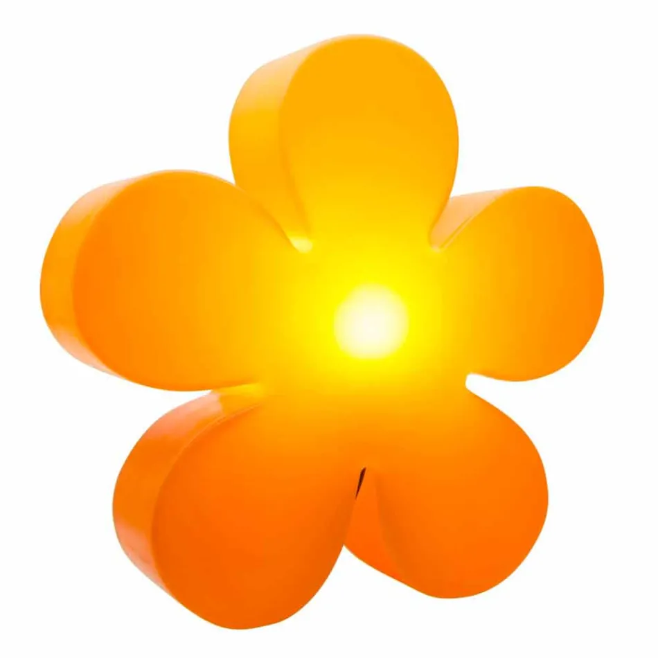 Table Lamp for Indoor or Outdoor Modern Design Colored Flower - Fiorestar Viadurini