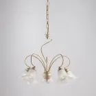 Handcrafted glass and metal lamp for refined spaces – Cometa Viadurini