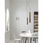 cylindrical pendant lamp Ø8 Girasoli Il Fanale Viadurini