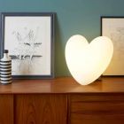 Colored Slide Love table lamp heart made in Italy Viadurini