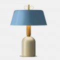 Table Lamp in Aluminum and Brass 5 Luxury Finishes - Bonton by Il Fanale
