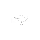 Table Lamp in Enamelled Tuscan Majolica Made in Italy - Uccellino Viadurini