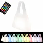 Table Lamp in White Plastic of Modern Design for Indoor - Borsastar Viadurini