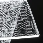 LED Standing Lamp Acrylic Crystal Laser Decoration - Possett Viadurini