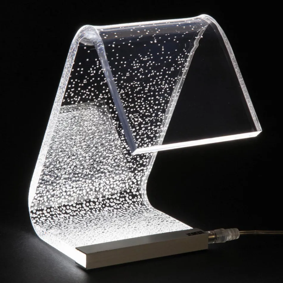 LED Standing Lamp Acrylic Crystal Laser Decoration - Possett Viadurini
