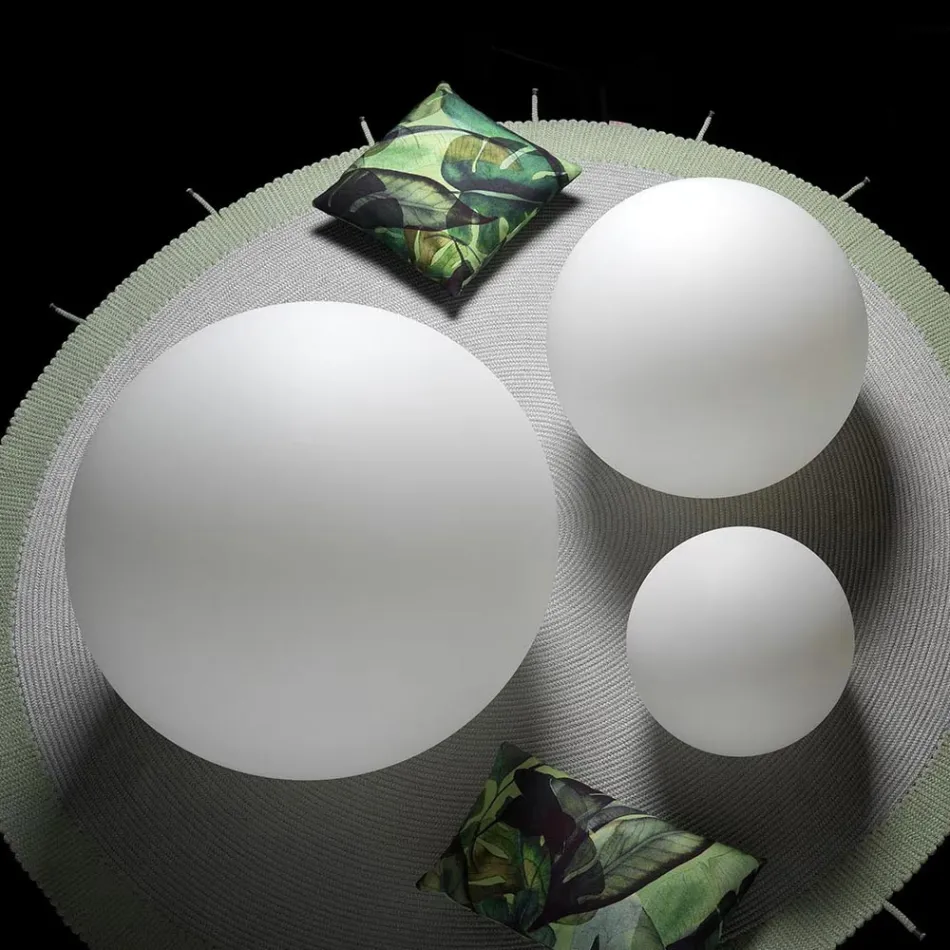 Calipso - Outdoor Lamp with Two Power Sources Made in Italy Viadurini