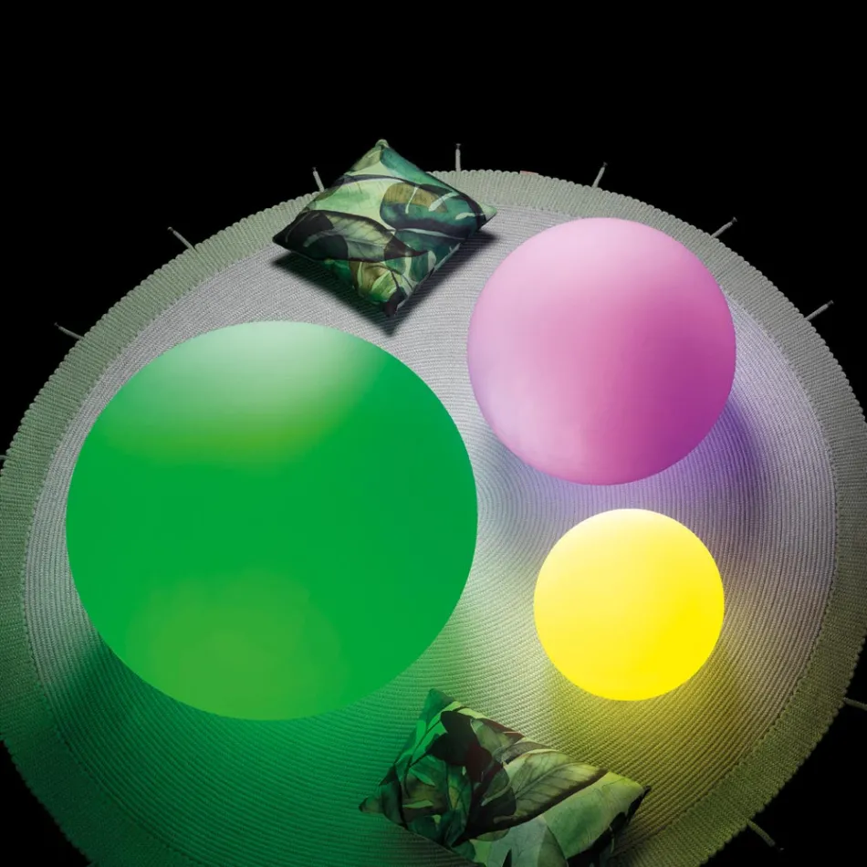 Calipso - Outdoor Lamp with Two Power Sources Made in Italy Viadurini