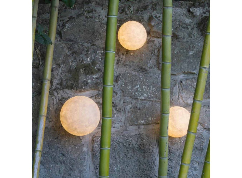 In-es.artdesign A. Moon Out outdoor wall lamp in nebulite Viadurini