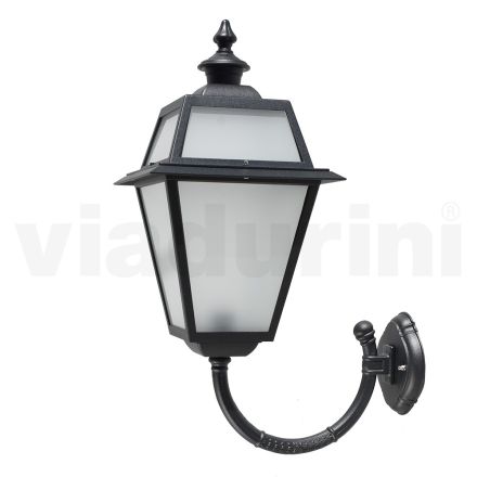 Outdoor Wall Lamp in Aluminum and Glass Made in Italy - Vivian Viadurini