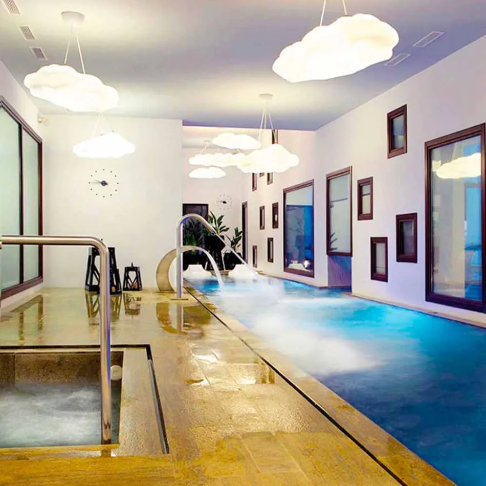 Outdoor Design Suspension Lamp in Polyethylene - Nefos by Myyour Viadurini