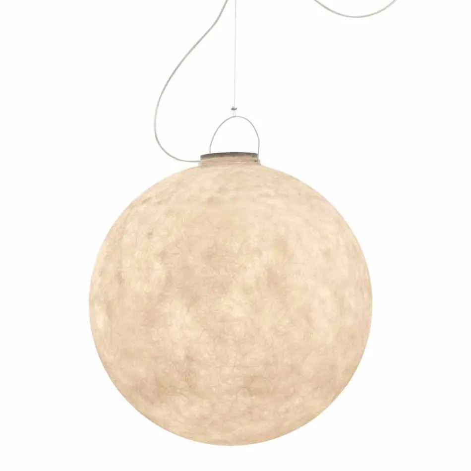 In-es.artdesign Luna Out suspension outdoor lamp in nebulite Viadurini