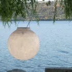 In-es.artdesign Luna Out suspension outdoor lamp in nebulite Viadurini