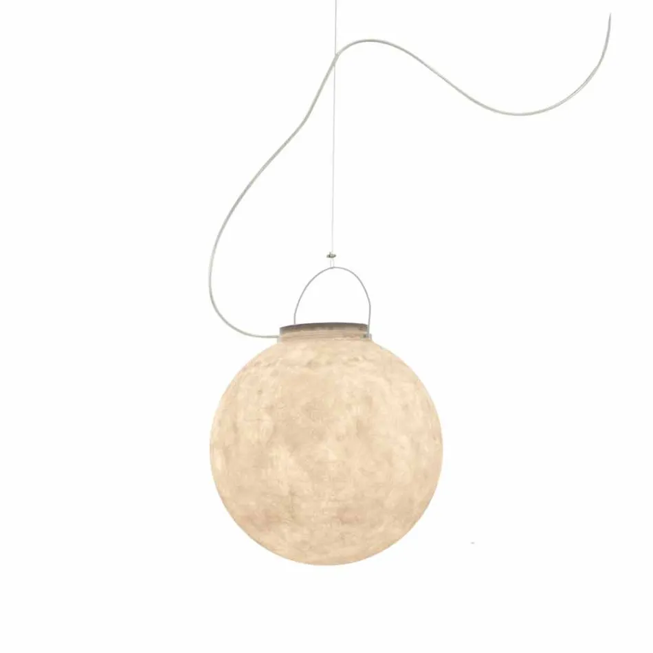 In-es.artdesign Luna Out suspension outdoor lamp in nebulite Viadurini