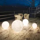 In-es.artdesign Ex.Moon outdoor floor lamp in nebulite Viadurini