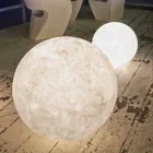 In-es.artdesign Ex.Moon outdoor floor lamp in nebulite Viadurini