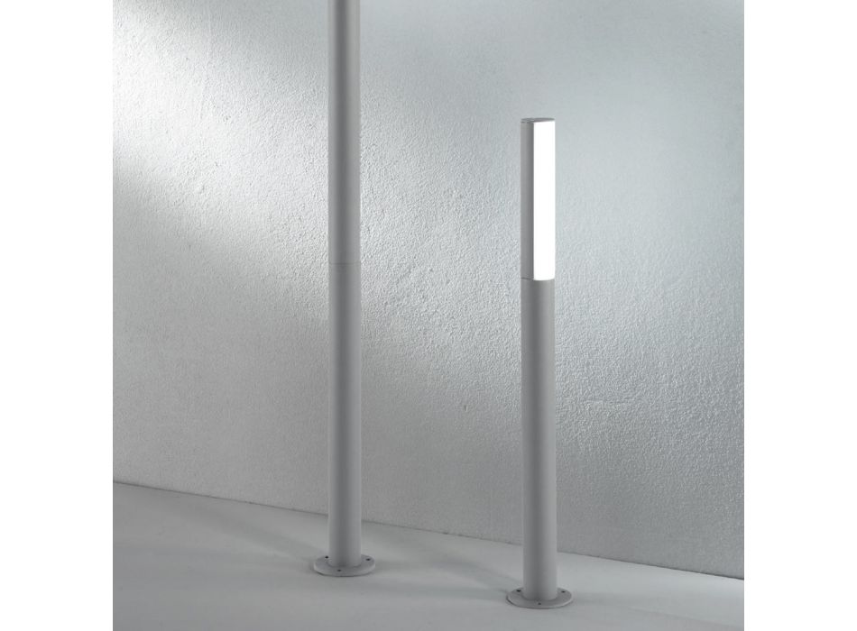 Aluminum Outdoor Lamp with Polycarbonate Diffuser - Spaghetto