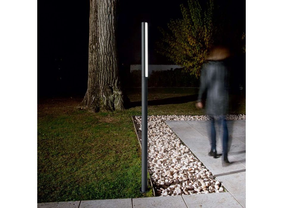 Aluminum Outdoor Lamp with Polycarbonate Diffuser - Spaghetto