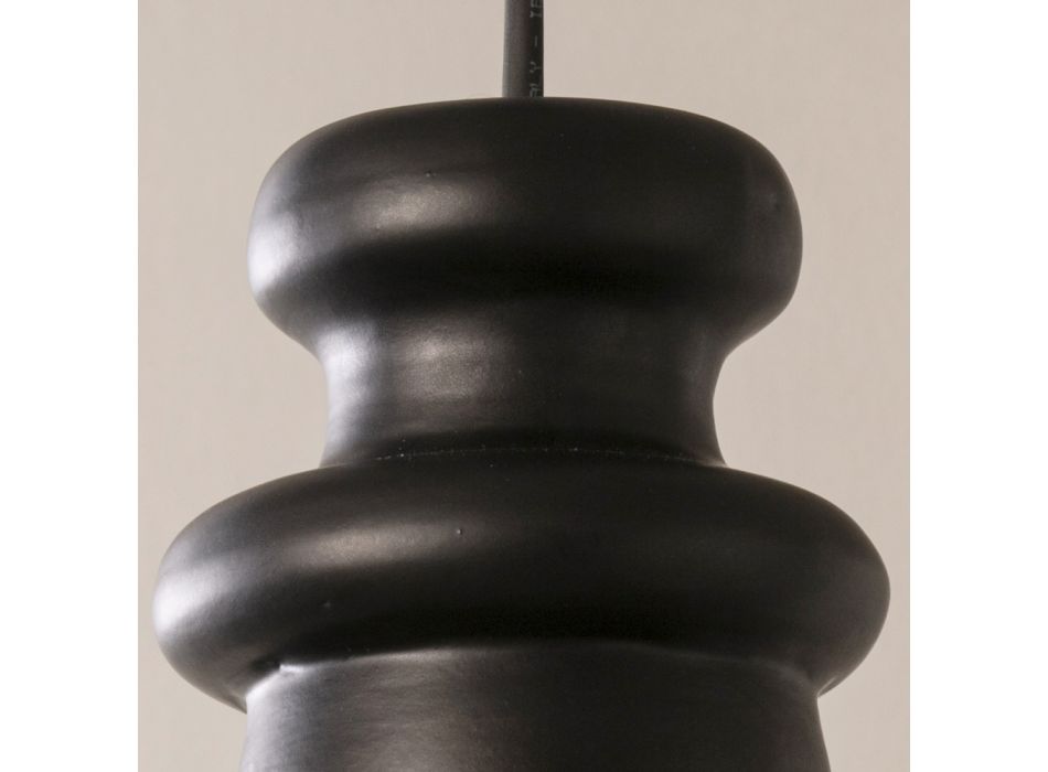 Outdoor Lamp in Majolica and Metal Made in Italy - Toscot Battersea Viadurini