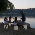 Outdoor lamp in nebulite In-es.artdesign Bin F Nebula Out terra Viadurini