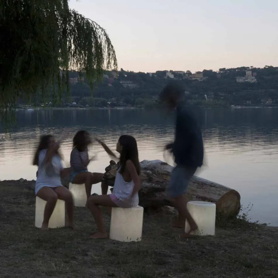 Outdoor lamp in nebulite In-es.artdesign Bin F Nebula Out terra Viadurini