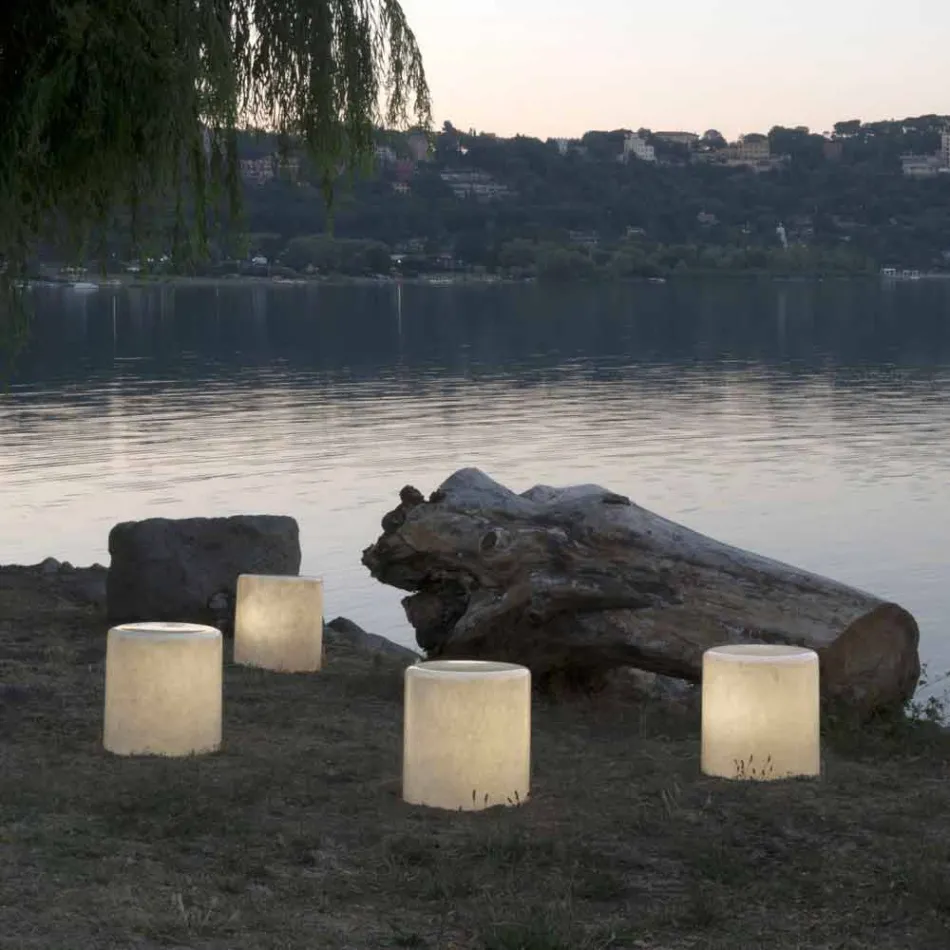 Outdoor lamp in nebulite In-es.artdesign Bin F Nebula Out terra Viadurini