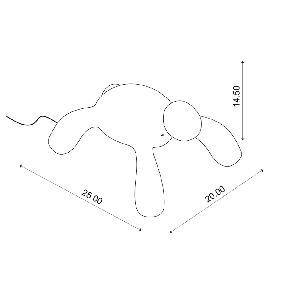 Rechargeable and Touch Dimmable Outdoor Lamp - Turtle Viadurini