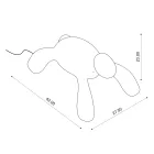 Rechargeable and Touch Dimmable Outdoor Lamp - Turtle Viadurini