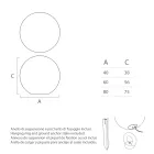 Spherical Outdoor Lamp in White Polyethylene Made in Italy - Nelida Viadurini