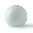 Spherical Outdoor Lamp in White Polyethylene Made in Italy - Nelida Viadurini