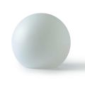 Spherical Outdoor Lamp in White Polyethylene Made in Italy - Nelida