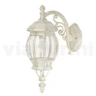 Vintage Style Outdoor Lamp in White Aluminum Made in Italy - Dodo Viadurini