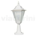 Vintage Outdoor Lamp in White Aluminum Made in Italy - Terella