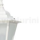Vintage Outdoor Lamp in White Aluminum Made in Italy - Terella Viadurini