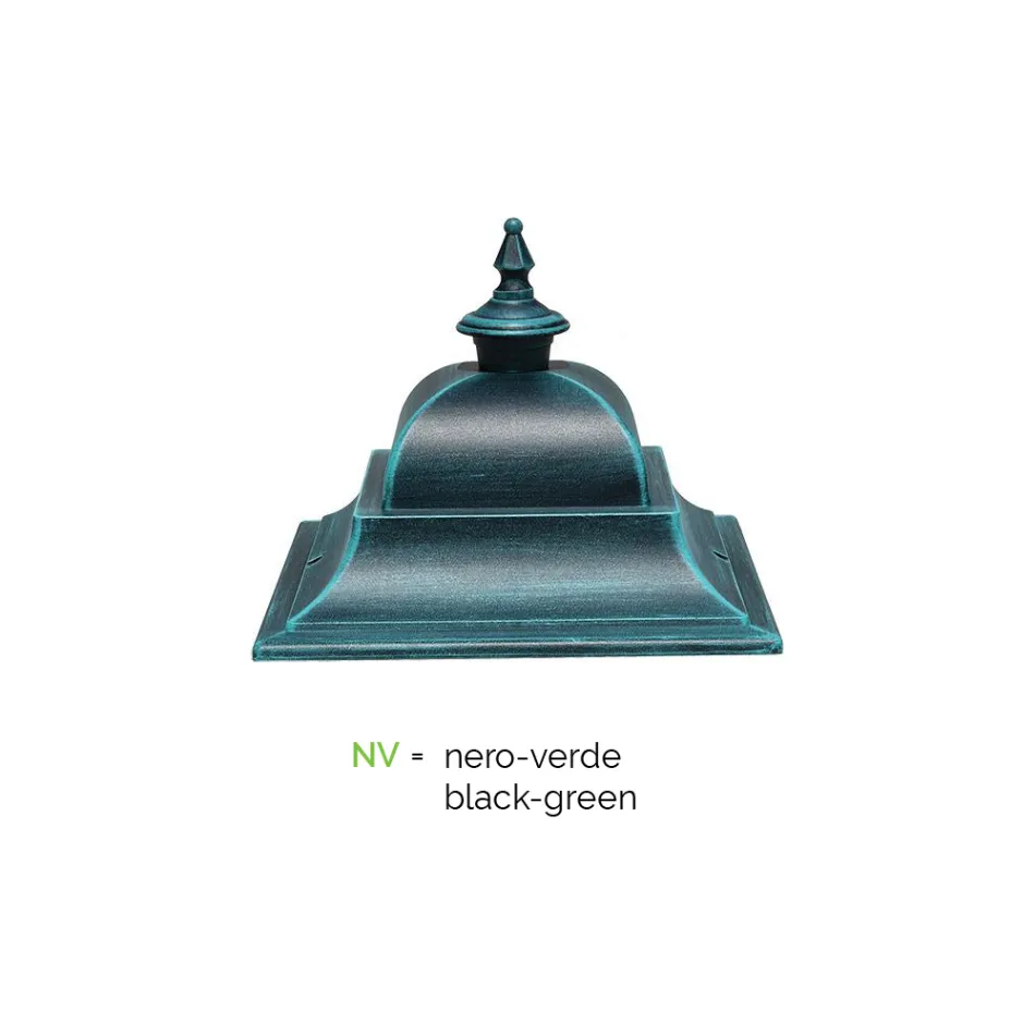 Vintage Floor Garden Lamp in Aluminum Made in Italy - Bonaria Viadurini