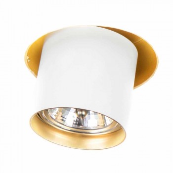 Artisan Recessed Lamp in Adjustable Aluminum Made in Italy - Adra