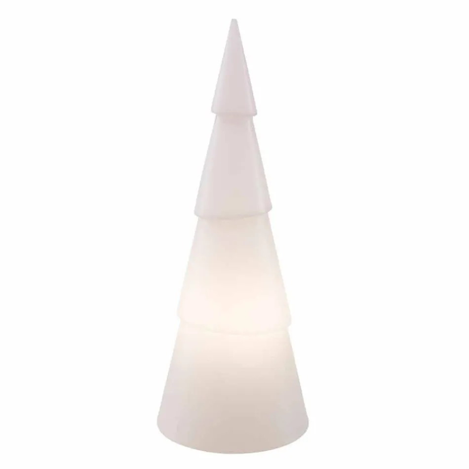 Indoor or Outdoor Lamp in White, Red or Green Plastic - Alberostar Viadurini