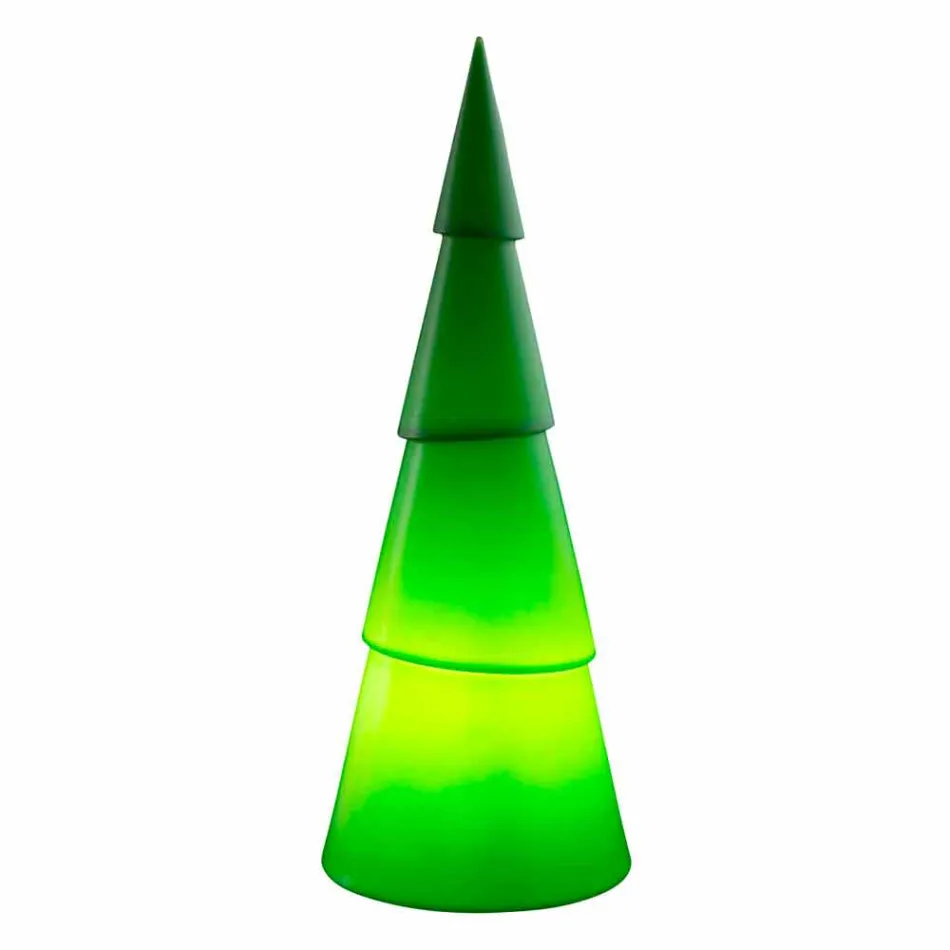 Indoor or Outdoor Lamp in White, Red or Green Plastic - Alberostar Viadurini