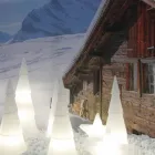 Indoor or Outdoor Lamp in White, Red or Green Plastic - Alberostar Viadurini