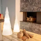 Indoor or Outdoor Lamp in White, Red or Green Plastic - Alberostar Viadurini