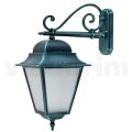 Outdoor Wall Lamp in Aluminum and Sandblasted Glass - Alchemist