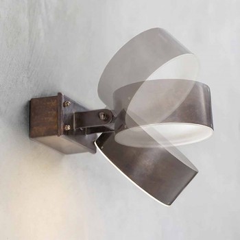 Brass Wall Lamp Made in Italy - Acelum Aldo Bernardi