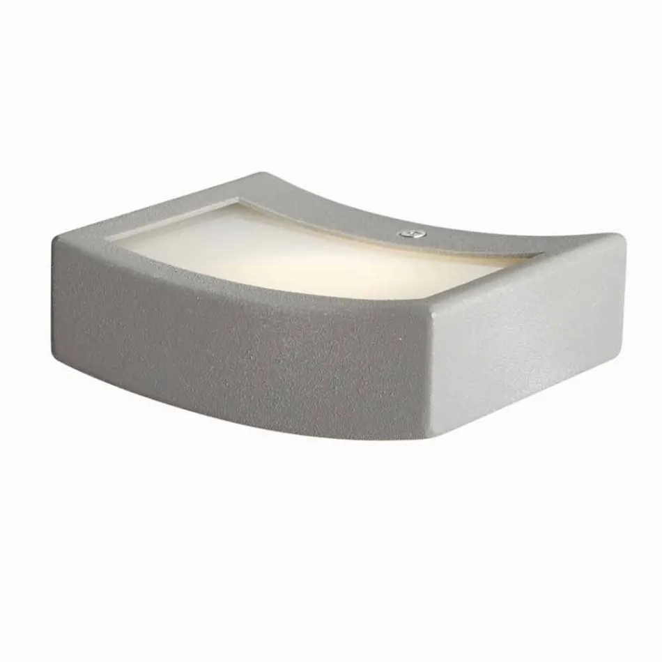 Modern design wall lamp in steel Ø13xh.3,5xsp.10 cm Osea Viadurini