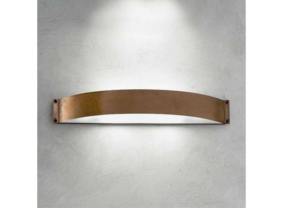 Wall lamp Fashion copper and white methacrylate Viadurini