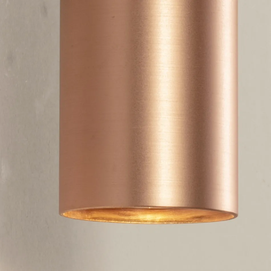 Wall Lamp in Ceramic and Copper Handmade in Italy - Toscot Match Viadurini