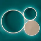 Wall Lamp in Painted Metal with LED Modern Design - Punto Viadurini