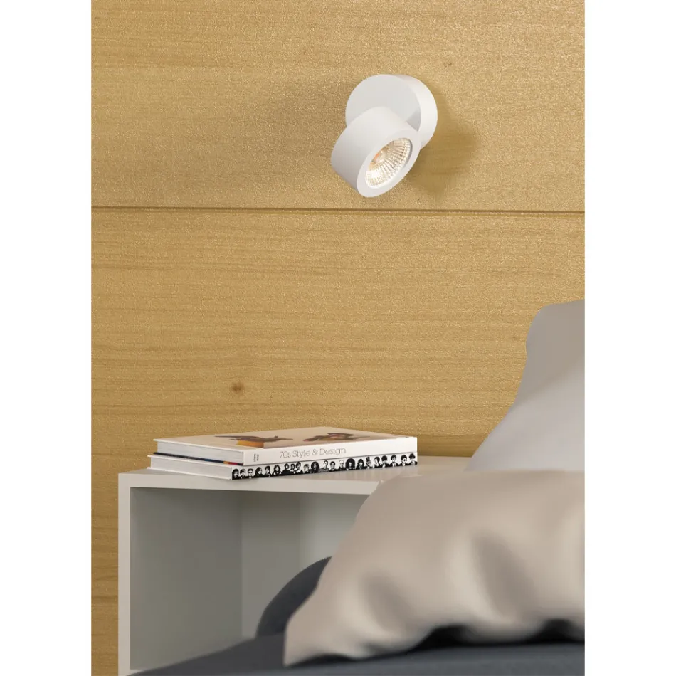 14W Led Wall Lamp for Indoor in White or Black Aluminum - China Viadurini