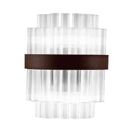 Modern Wall Lamp in Luxury Blown Glass Made in Italy - Maesta Viadurini