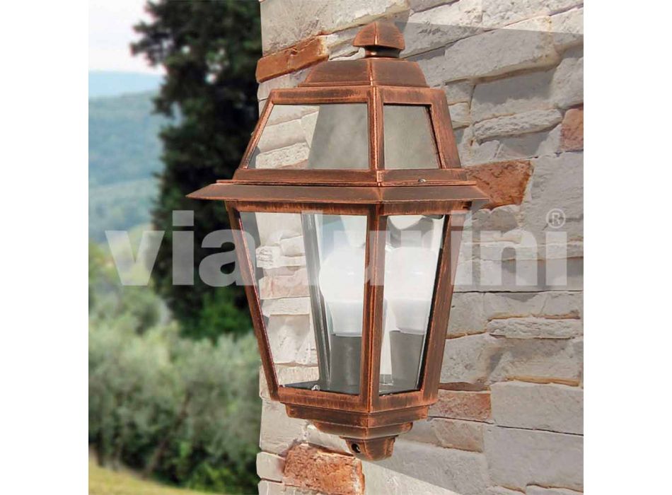 Wall lamp for classic outdoor made in Italy, Kristel aluminum Viadurini
