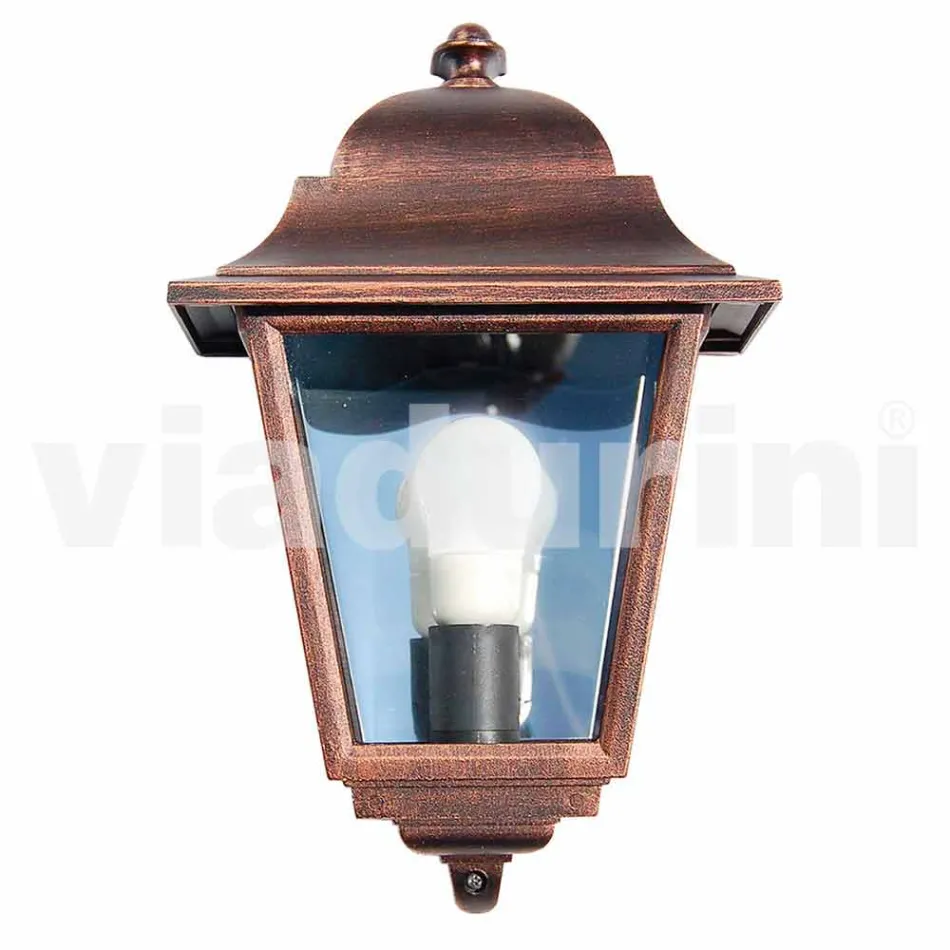 Outdoor aluminum wall lamp made in Italy, Aquilina Viadurini